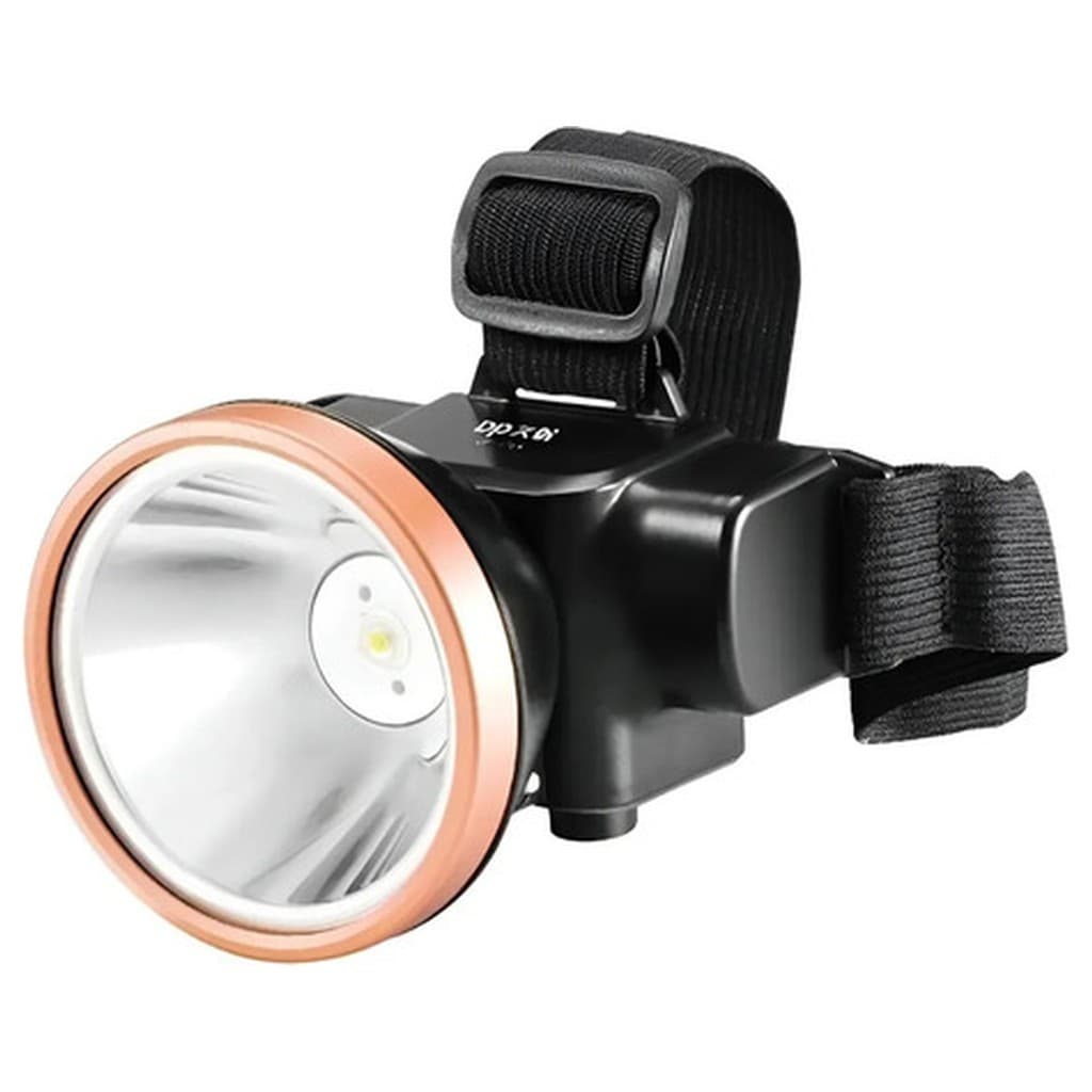 Kit 2 Lanterna Cabeça 7224A Preto Infopaper Recarregável LED 1 Luz Headlamp