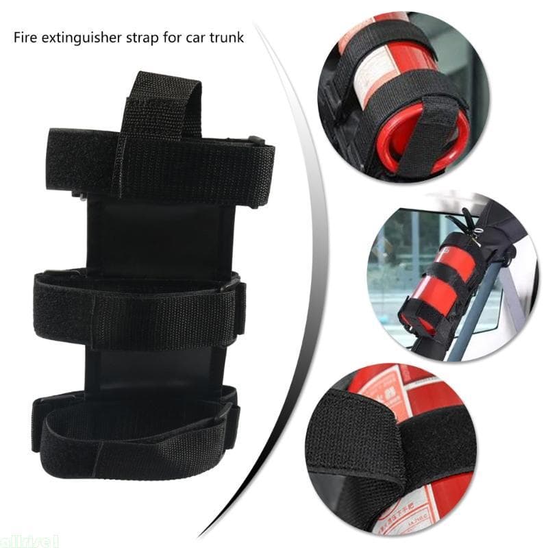 Toda A Alça De Montagem De Extintor Ajustável Nylon Suporte Para Extintores De Incêndio Com Haste De Rolo De Carro