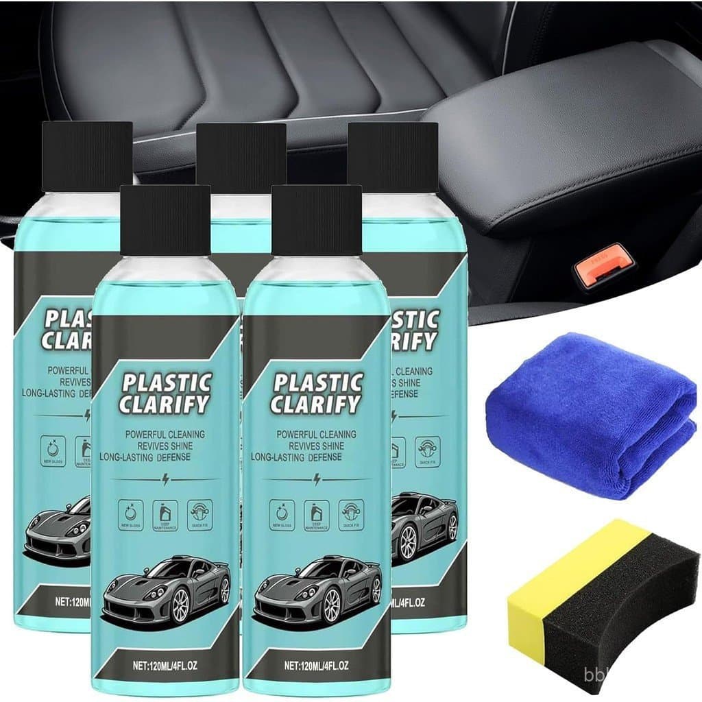 Limpador de plásticos, limpador de plásticos específico para carros de 120ml, restaurador de plásticos para carros, tipo