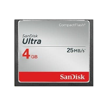 Sandi CF 4G Cartão CF de alta velocidade 25M Cartão de memória para câmera Canon 40D 50D 5D2 Nikon D70 Cartão de memória
