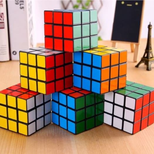 KIT 3 Cubo Mágico Anti-stress Puzzle Neo Cubo Magico Brinquedos Educação Para Adultos