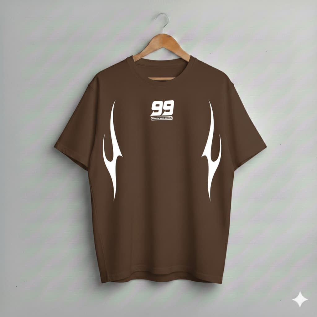 Camiseta Oversized Unissex 99 Variedades Not Simple Premium Bt1353