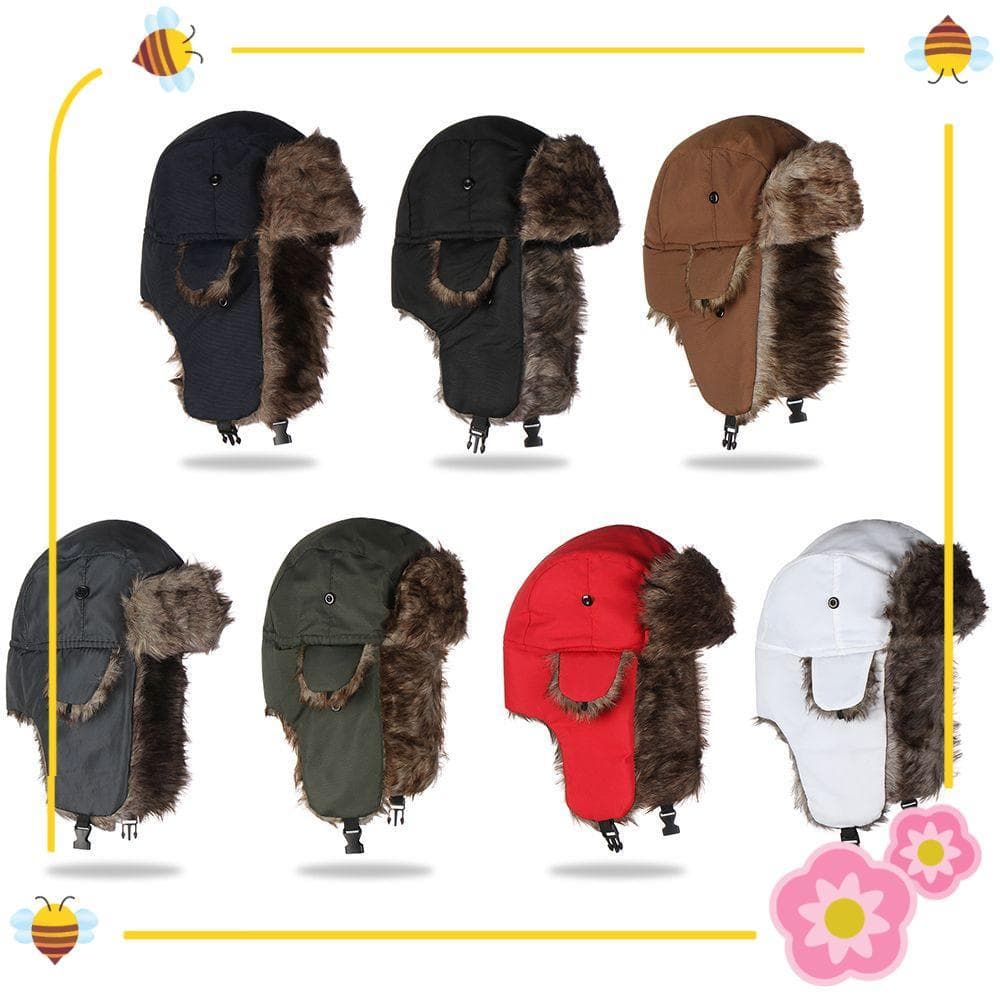 Chapéu De Esqui  Russo Ushanka Ao Ar Livre Earflap Trapper