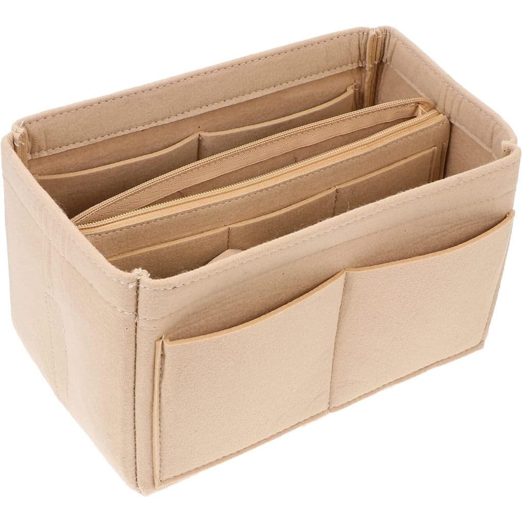 Organizador, Divisórias, Acessórios para Bolsas, Zíper, Carteira Destacável, Luxo XOCQ