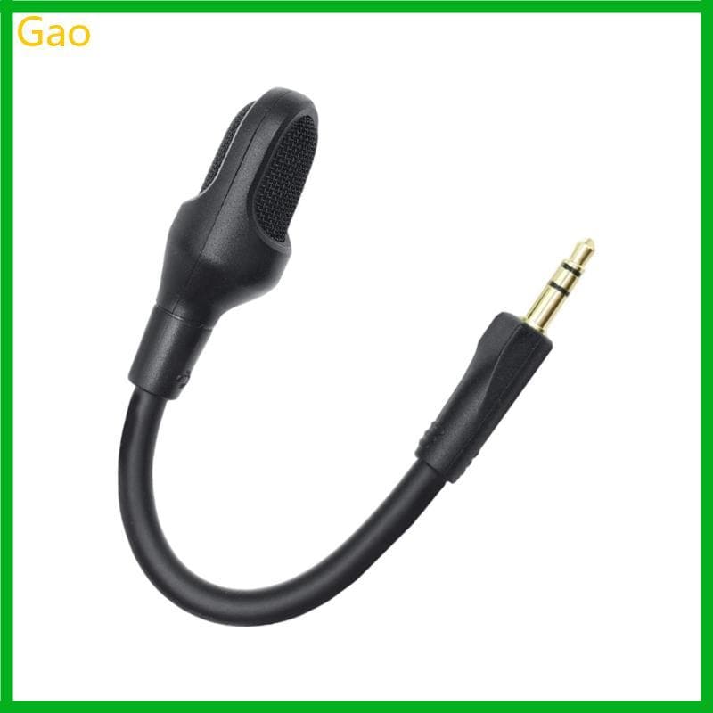 Gao Substituição Boom Mic Captador De Voz Com Conector De 3 5 Mm Para Fones De Ouvido V3Pro Gaming Componente Preto Comu