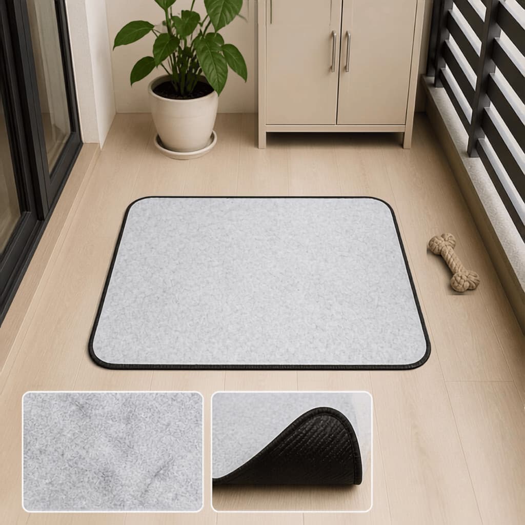 Tapete Higiênico Reutilizável para Cachorro 70x50 cm | Feltro Superior e Base Impermeável