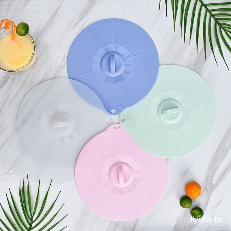 Novo produto pronto estoque tampa redonda de Silicone de qualidade alimentar tampa universal tampa de manutenção fresca