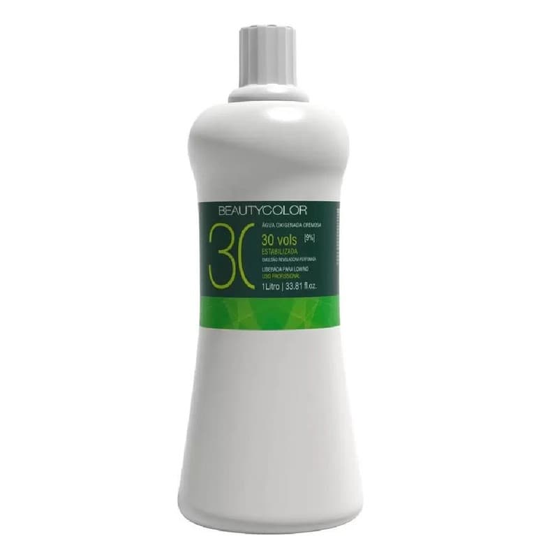 ÁGUA OXIGENADA CREMOSA 30 VOLS 1L - BEAUTYCOLOR