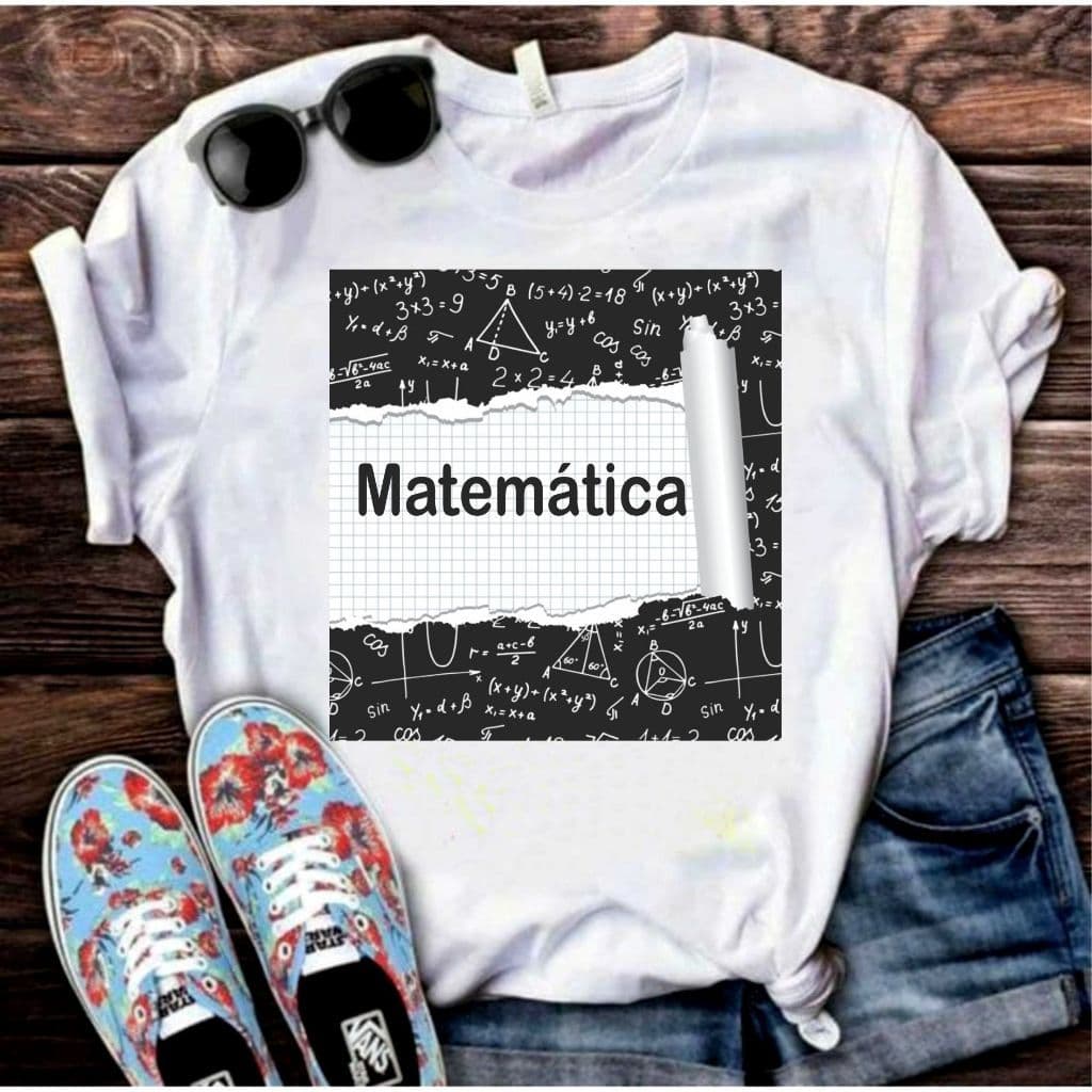 Matematica 12 T-Shirt Camiseta  Blusa Feminina ou Masculina Unissex DR
