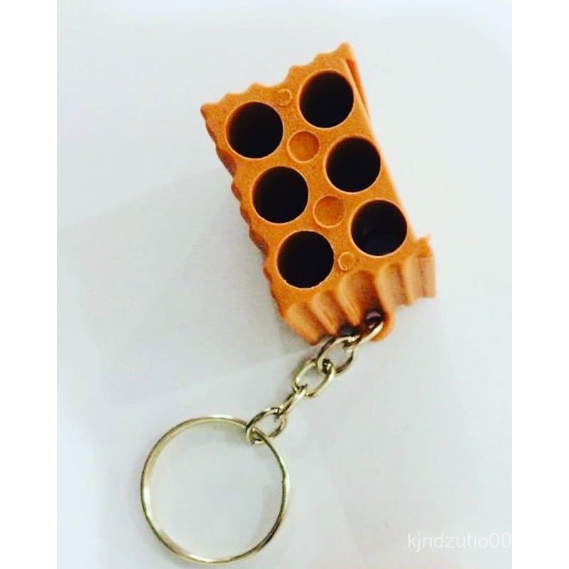Chaveiro Bloco Em Formato De Tijolinho - Kit com 40 unidades
