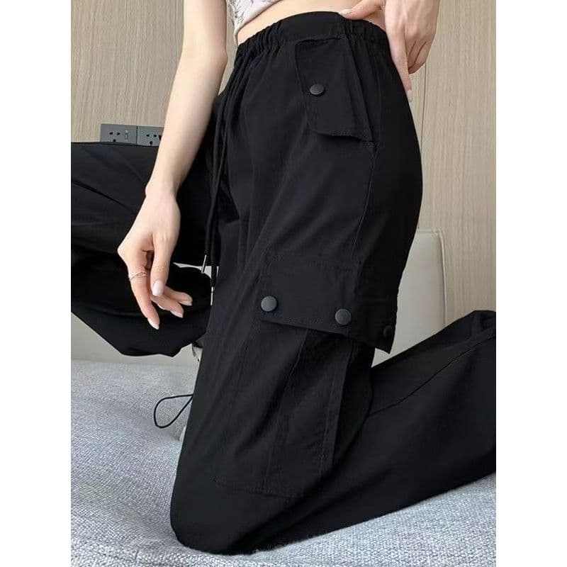 Moda confortável usar macacão feminino outono estilo Retro calças de perna reta estilo fino All-Match Casual esportes ca