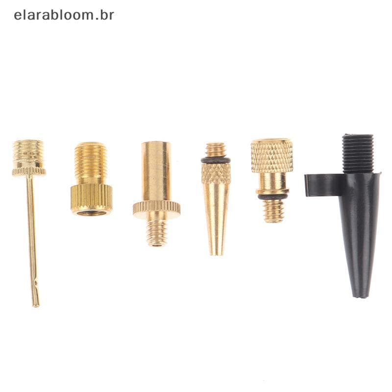 Kit De Bico De Bomba De Inflador Adaptador De Válvula Presta Schrader Adaptadores De Bicicleta