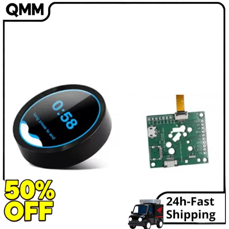 Placa De Desenvolvimento ESP32 S3 Arduino Compatível Com Tela Giratória Circular De Sensor De Máquina De Lavar De 2.1 Po
