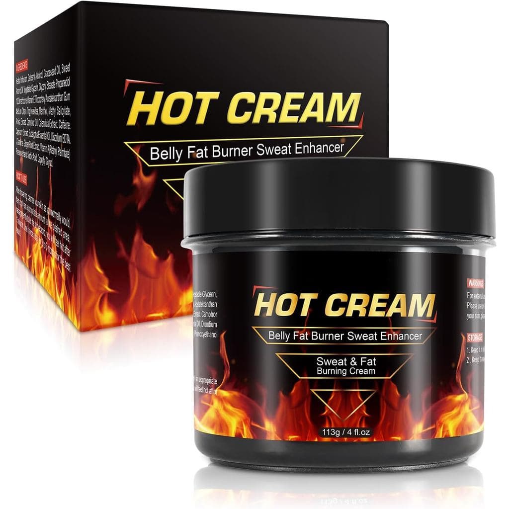 Creme Termogênico, Creme Natural para Queima de Gordura Abdominal para Mulheres, Creme Queimador de Gordura para a Barri