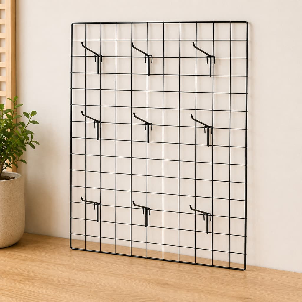 Tela Aramada Memory Board Expositor 60x80cm +10 Ganchos 10cm
