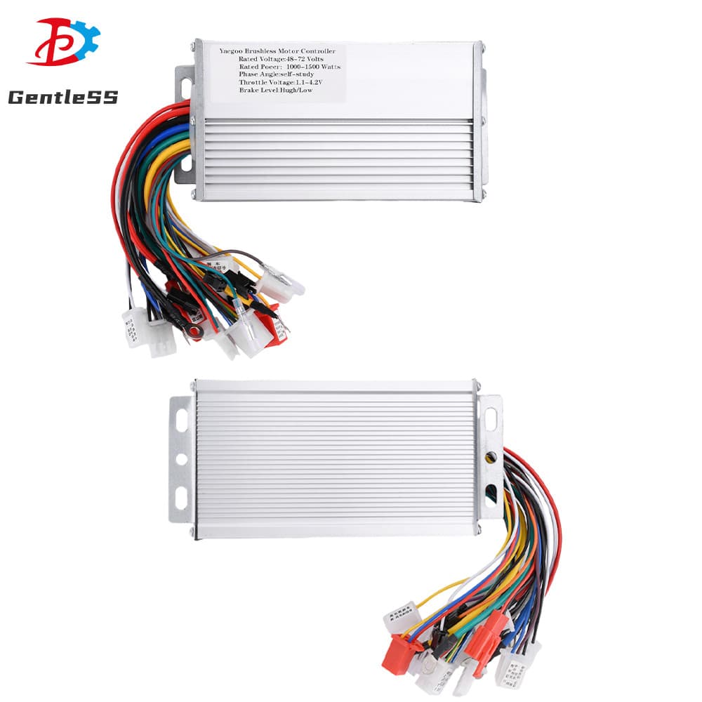 48V 60V 64V 72V 1000W 1500W DC Controle De Velocidade Do Motor Inteligente Unidade De Modo Duplo Controlador Sem Escova