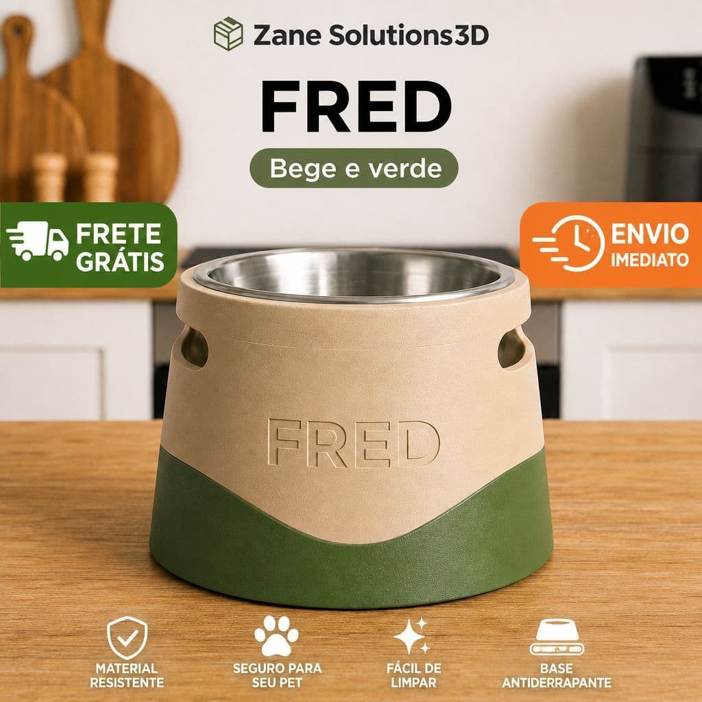 Comedouro Pet Personalizado Com Nome Tigela Inox Cachorro Gato Premium Elevado