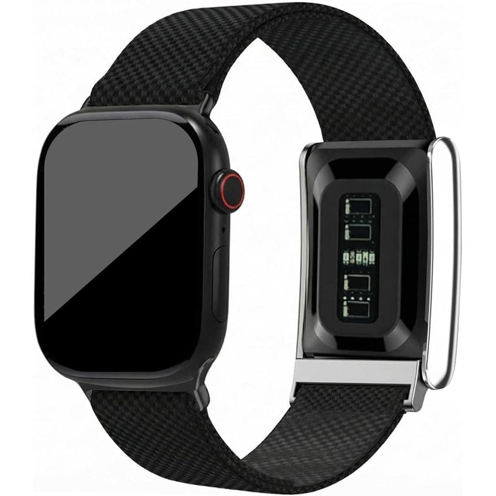 Pulseiras de Substituição Compatíveis com Whoop 5.0 e iWatch, Pulseiras Macias para Apple Watch 44mm 45mm 46mm 49mm