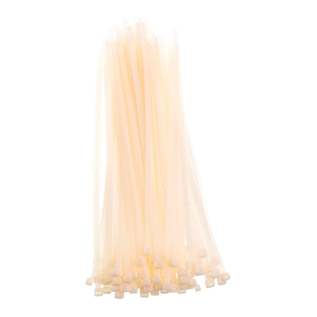 Abraçadeira de nylon 7,6X370 MM branco 100 unidades bemfixa enforca gato