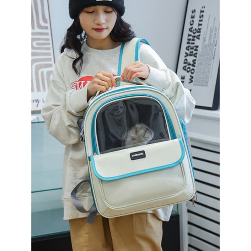 Nova mochila saco de gato passeio portátil Pet mochila Oxford pano multifuncional saco do gato grande capacidade saco do
