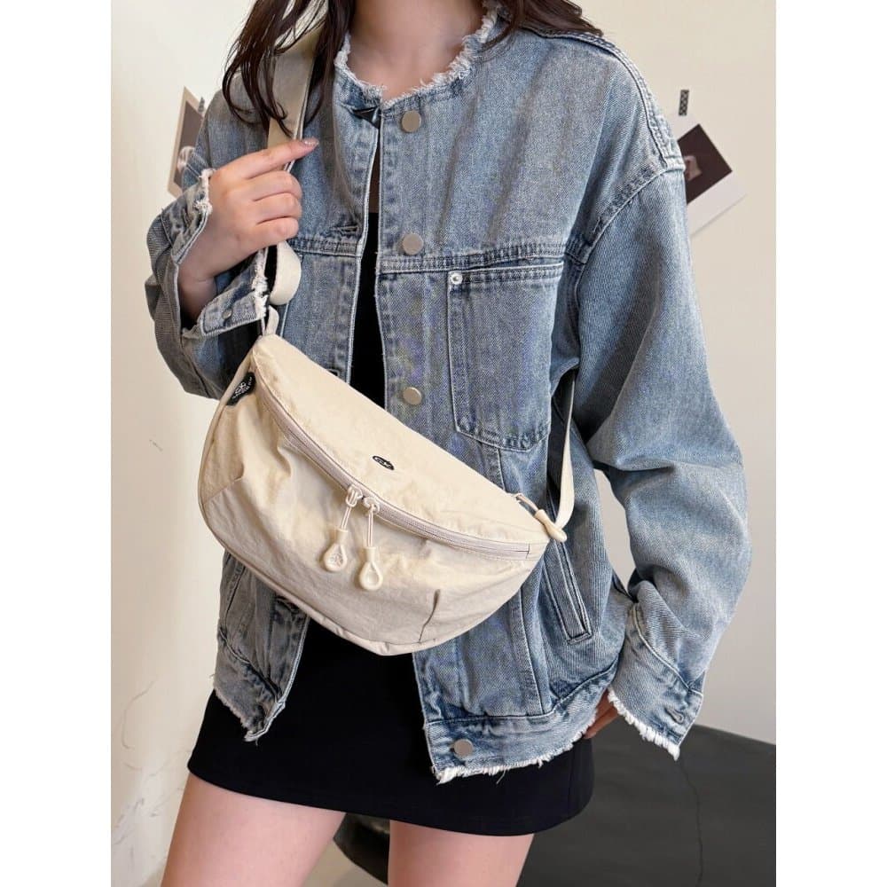 bolsa feminina bolsa transversal feminino Bolsa de sela estilo japonês feminina ultraleve à prova d'água bolsa mensageir