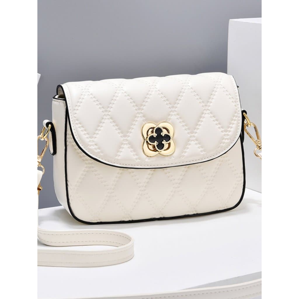 bolsa feminina bolsa transversal feminino Estilo ocidental ins versão coreana All-Match losango Fema de um ombro
