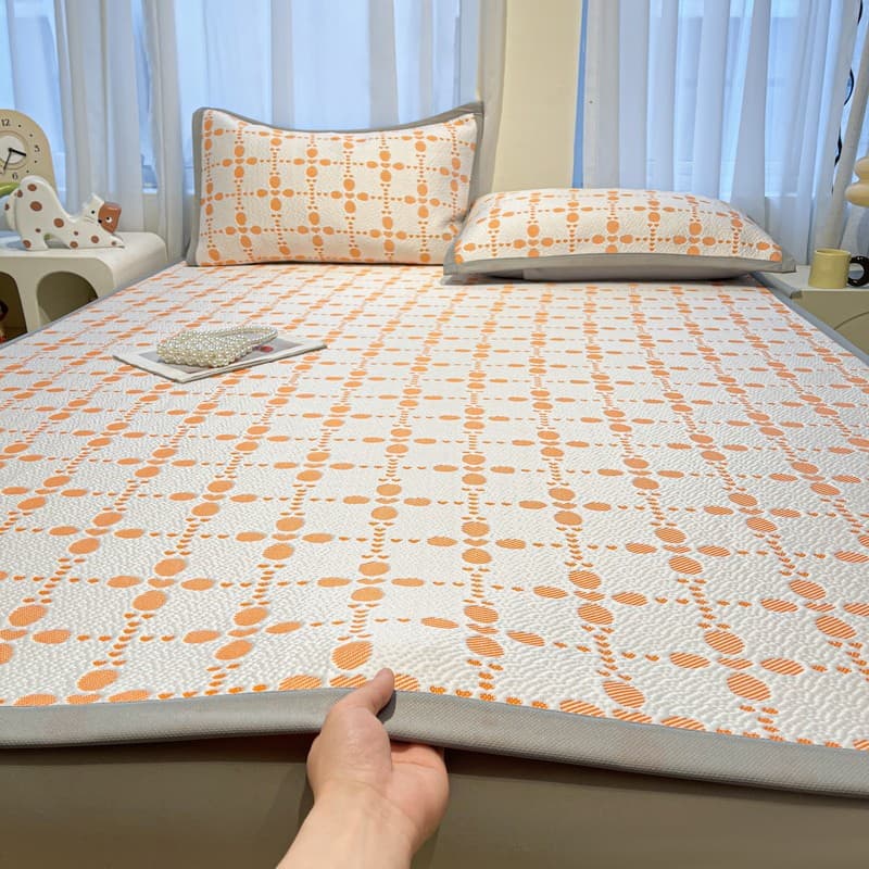 Novo estilo verão gelo Doudou tapete legal tapete de seda gelo dormitório quarto doméstico sensação legal nu dormir máqu