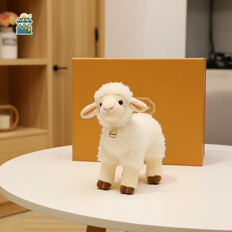 Design Exclusivo Em Pé Sino Cordeiro Plushie Macio Recheado Eid Ramadan Ovelha Brinquedo De Pelúcia Para Presente Dando