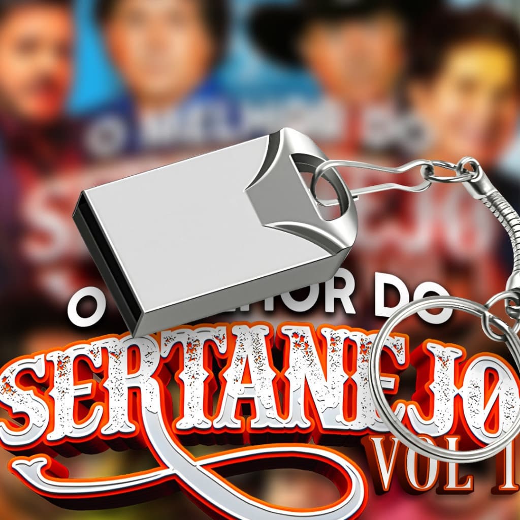 SERTANEJO cerca de +1200 músicas na unidade flash USB EXCLUSIVO