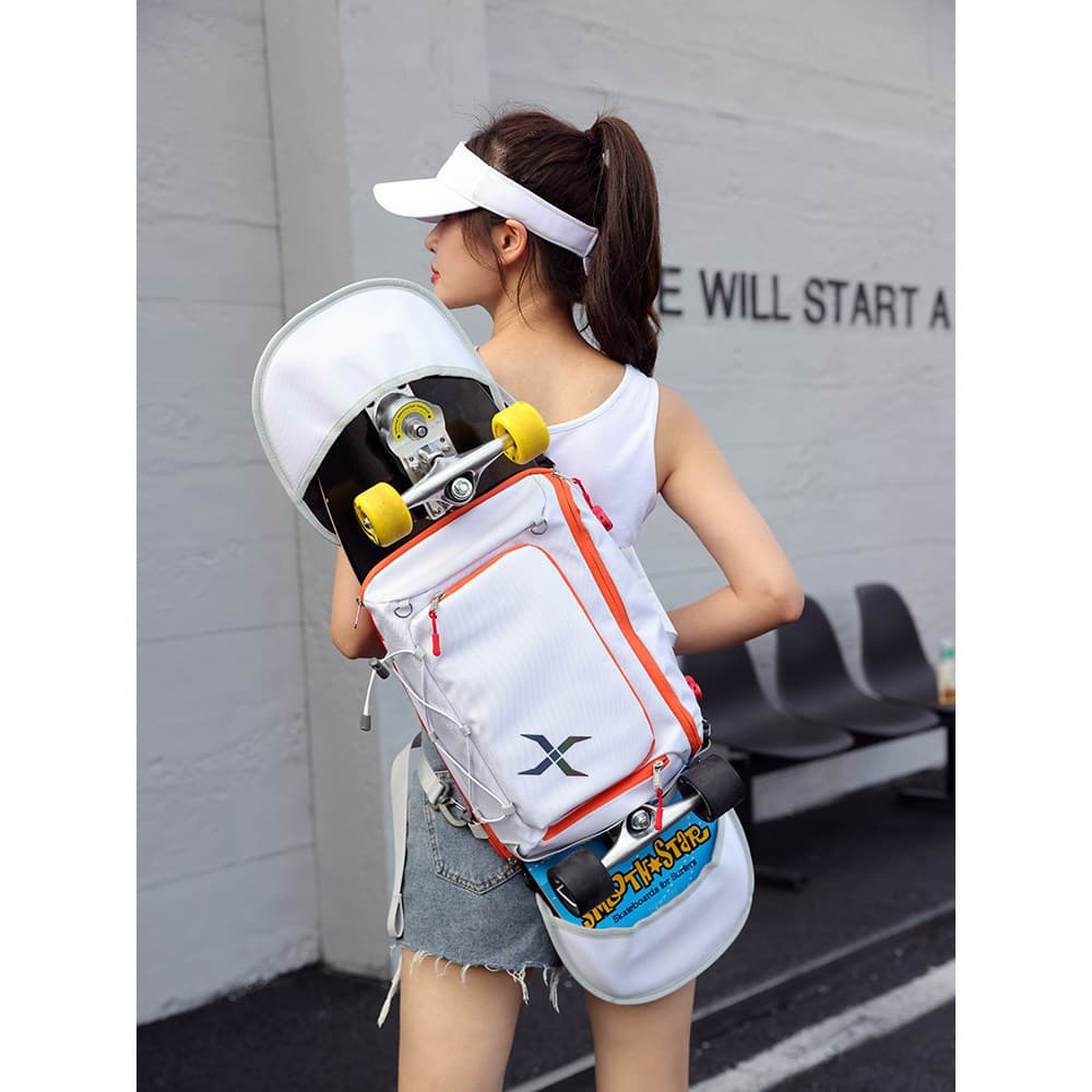 XXXsnow2324 Bolsa para prancha de esqui Bolsa para prancha de surf terrestre Bolsa Crossbody de dupla utilização p