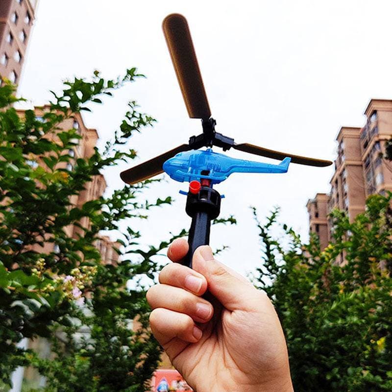 [LANXI] Brinquedo Com Cordão Para Helicóptero , Presente Interativo Crianças Corda De Jogo Ao Ar Livre