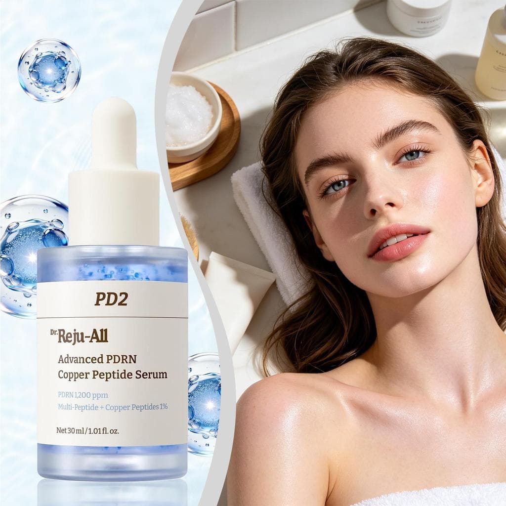 PDRN Peptídeo De Cobre Firmador Gotas Hidratante Suave Gel Não Pegajoso Pele Nutritivo Líquido hontinvn