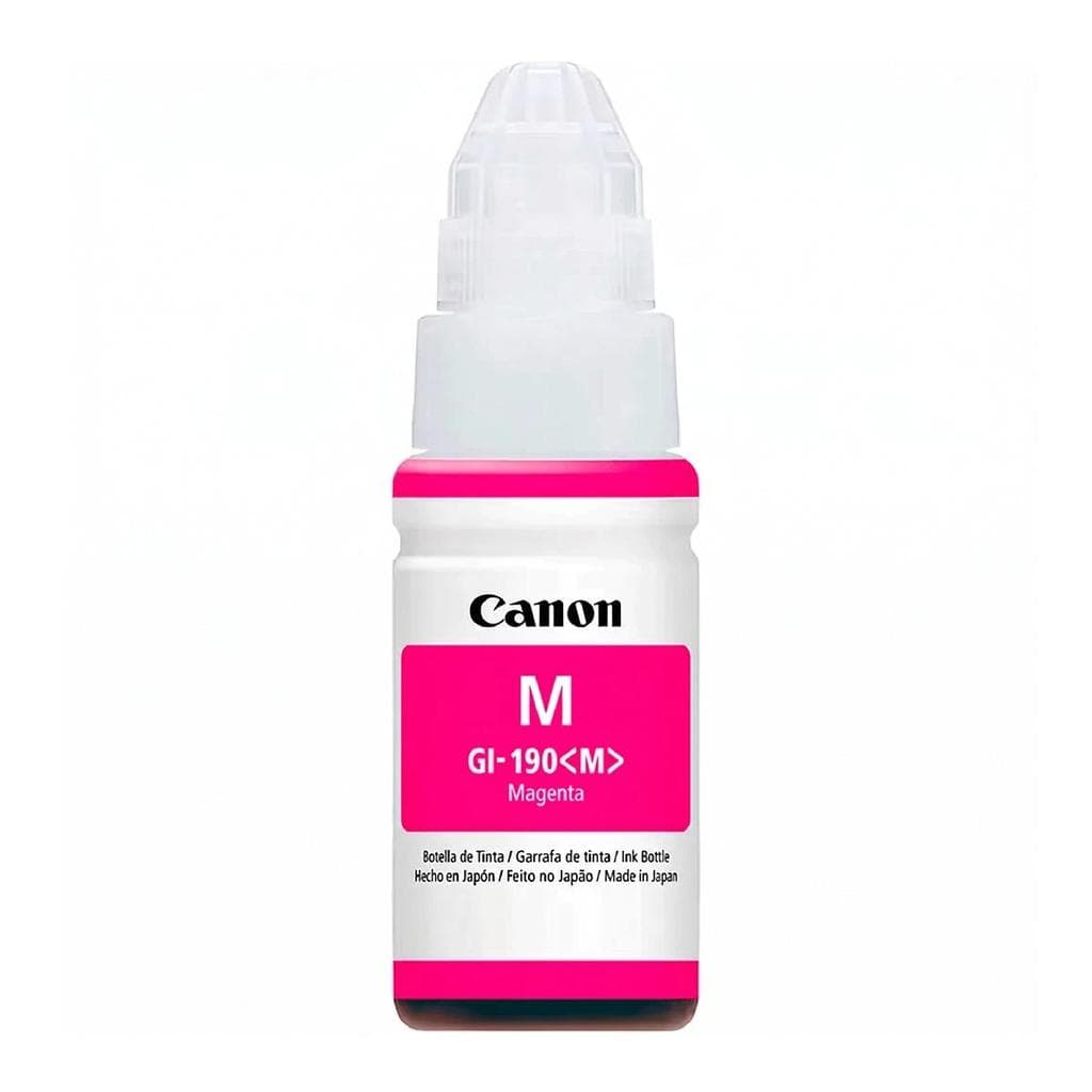 Refil de Tinta Canon GI-190M - 135ml - Magenta - Para Pixma G1100 / G2100 / G3100 / G4100