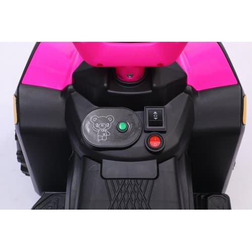 Quadriciclo Eletrico Infantil Aventura Seguro Diversao Rosa Infantil