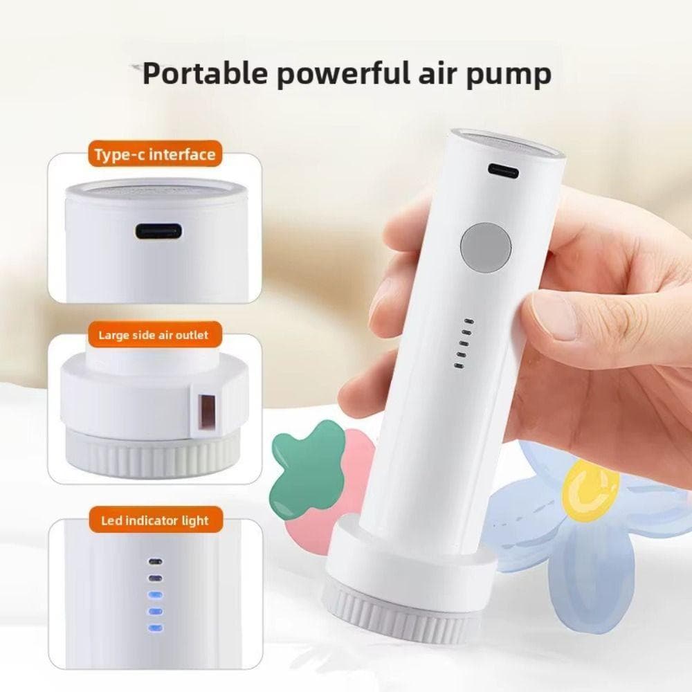 Bomba De Vácuo Portátil INSTORE , Elétrica Com Economia De Espaço De Compressão Rápida , Seladora A Sem Fio