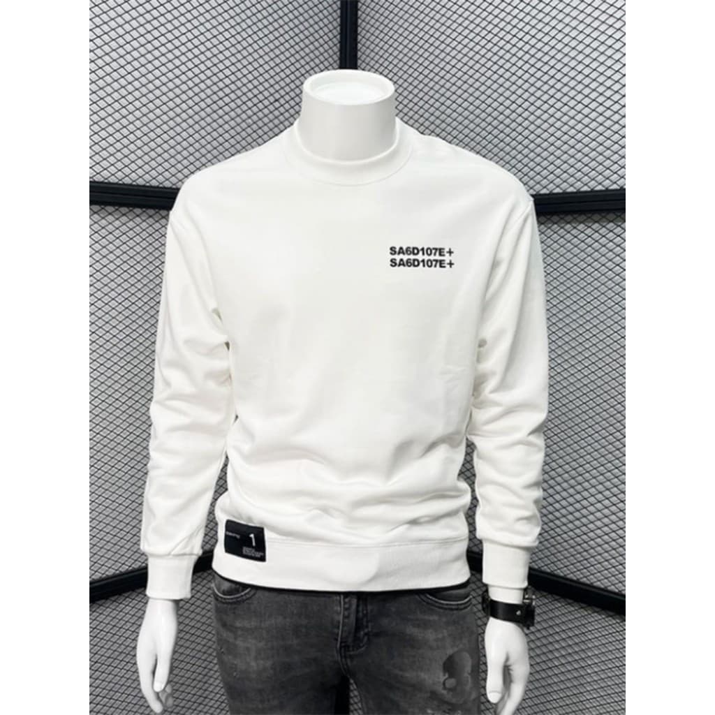 2026 novo estilo em torno do pescoço moletom masculino primavera outono Street Wear carta impressão magro-ajuste na moda