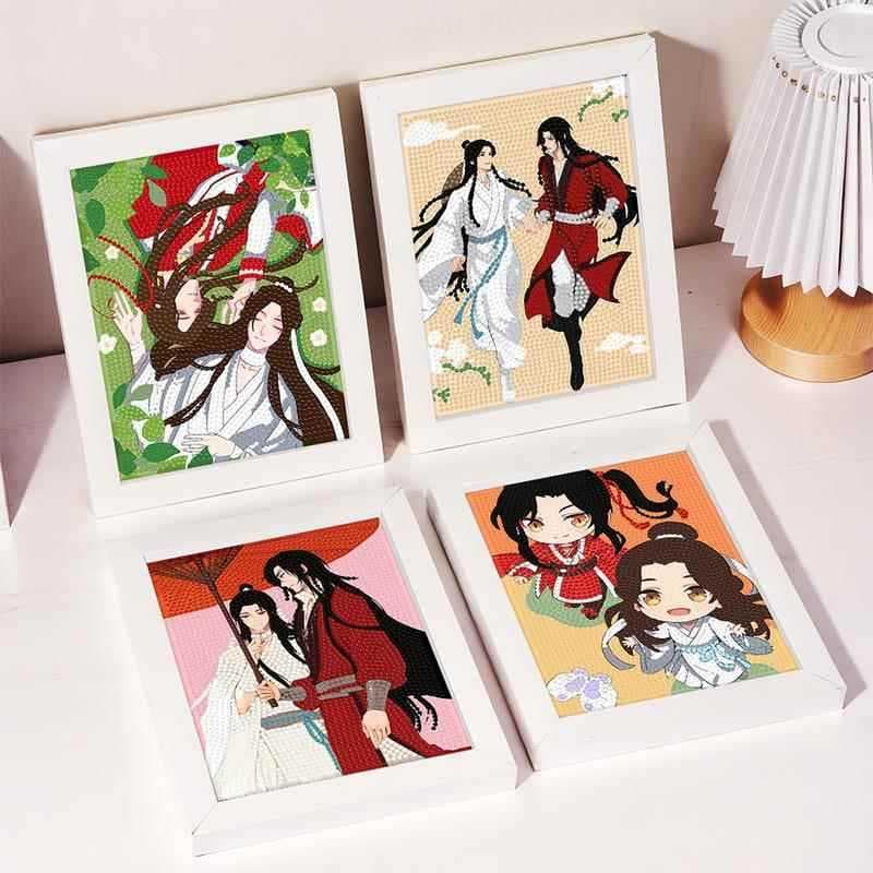 Céu oficial bênção pintura diamante diy Xie pobre diamante adesivos flor cidade artesanal alvenaria pintura cheio diaman