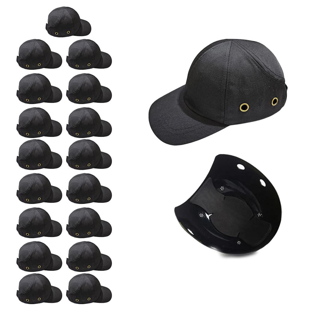 Bone com Capacete EPI Kit 17 Uni Obra Seguranca do Trabalho Casquete Reparo Construcao Oficina Protecao