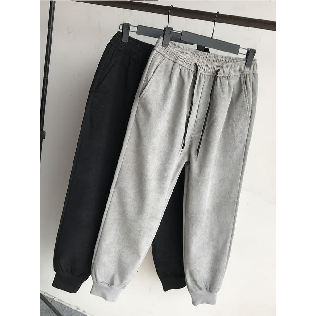 Além de veludo engrossado Leggings de veludo alto grama peso outono inverno americano Retro cintura elástica grossa torn