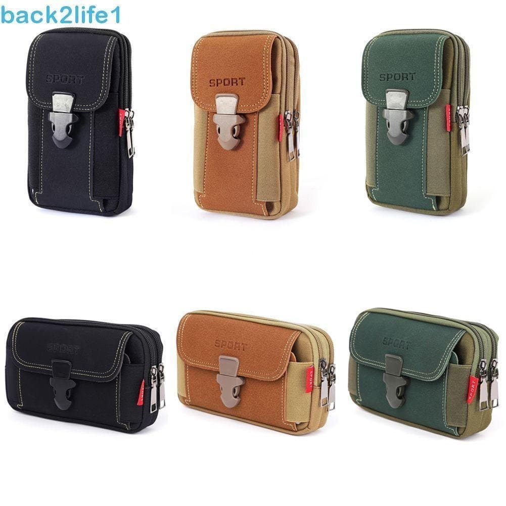 BACK2LIFE1 Cintura Bolsa Ao Ar Livre Homens Telefone Recipiente Capa De Carteira Cinto