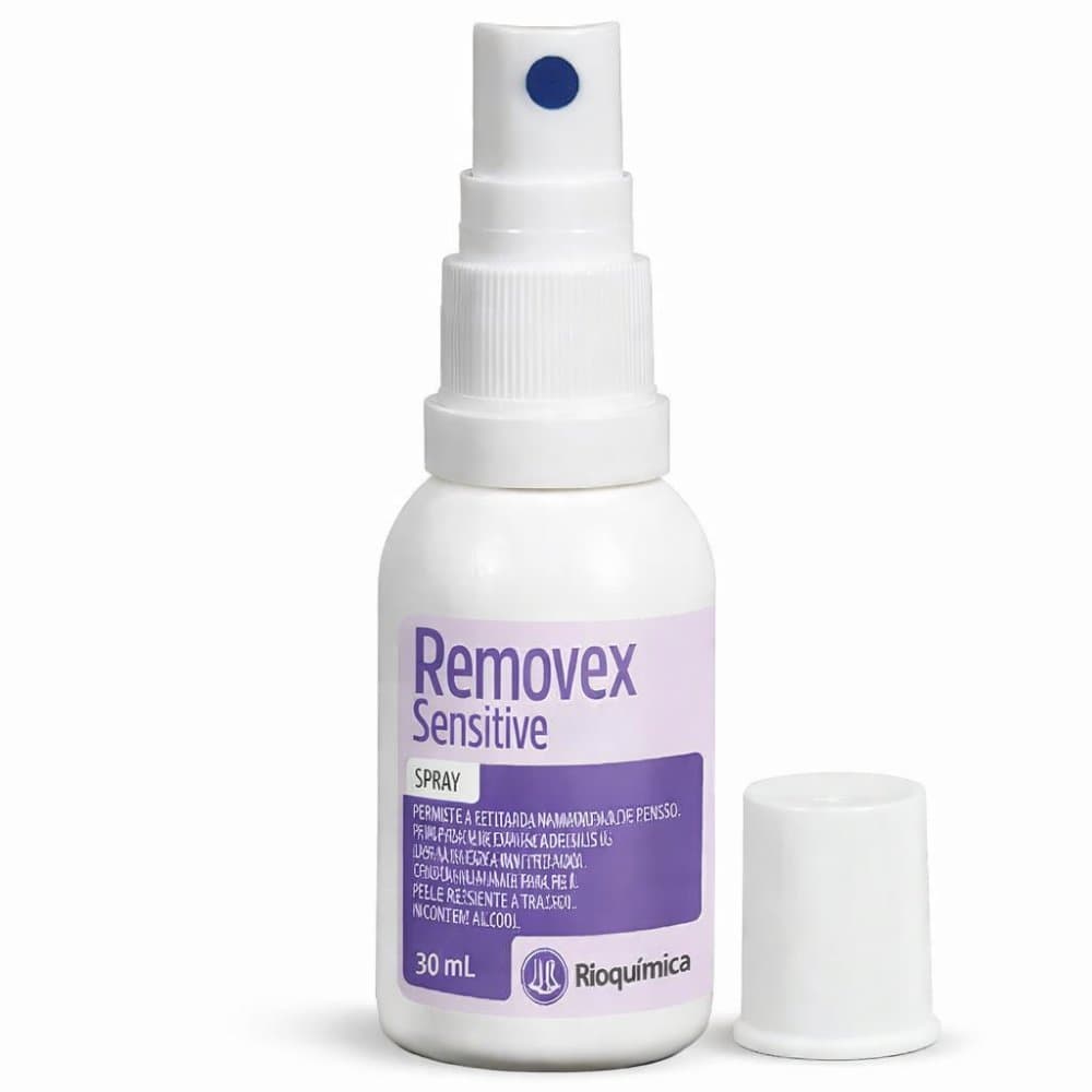 REMOVEDOR DE CURATIVO E ADESIVO REMOVEX SENSITIVE 30ML - RIOQUIMICA