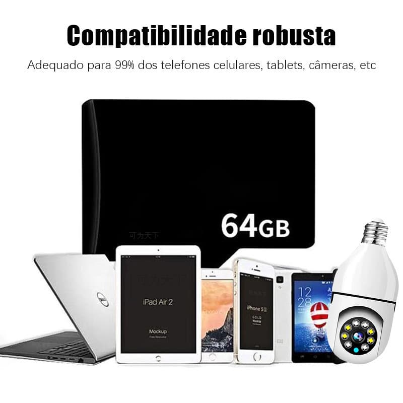 Cartão De Memória TF  Câmera De Segurança WiFi E Android iPhone tablet Air Pro iPad ph