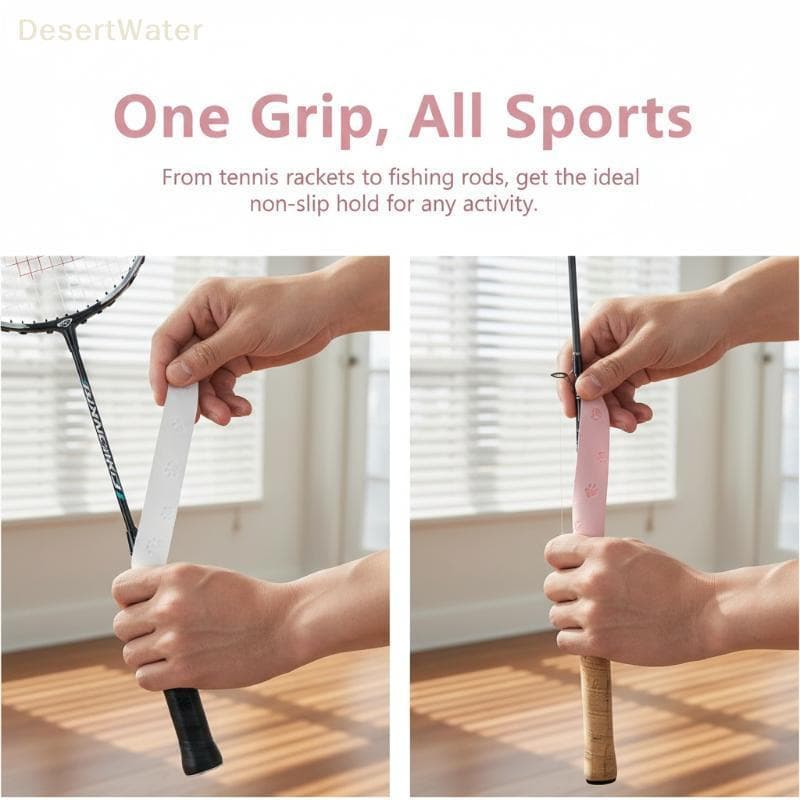 < DesertW > 2 Pçs Tênis Raet Overgrip Wearproof Suor Banda Anti Deslizamento De Alta Absorção Badminton Grip Acessório N
