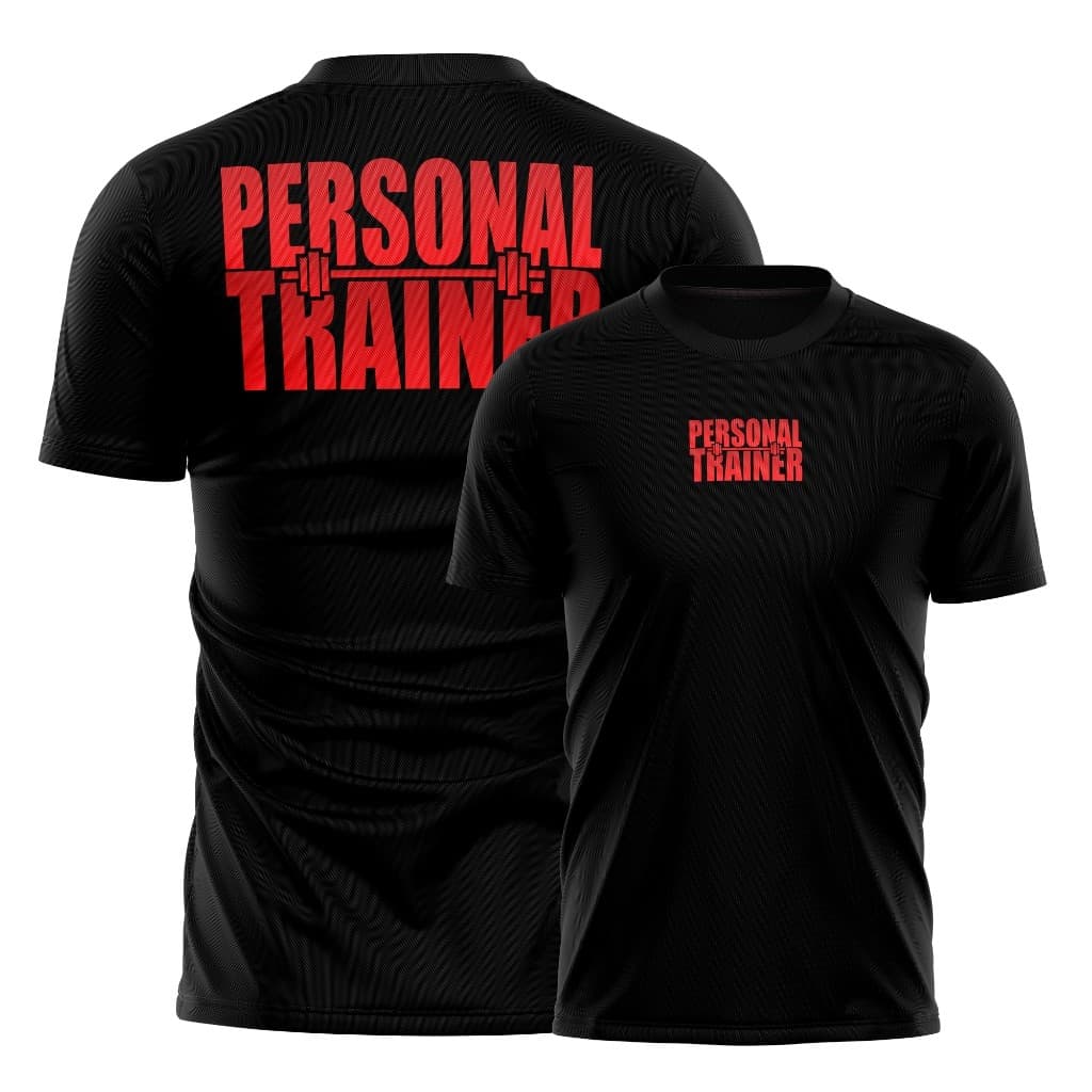 Camiseta Personal Trainer Profissional Uniforme Academia Dry Fit Masculina Confortável Qualidade