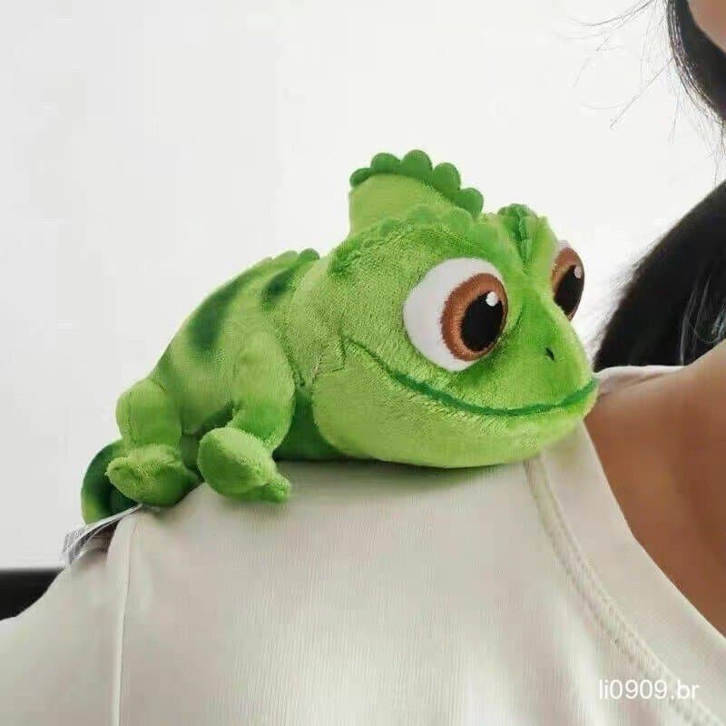 Novo Brinquedo de Pelúcia Camaleão com Função Magnética e Base 9N0G
