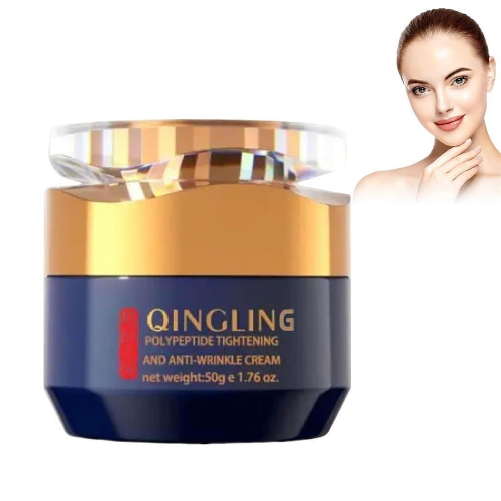 Creme Facial Qingling, Creme Antirrugas Qingling, Creme Firmador Antienvelhecimento com Polipeptídeos, Creme Facial, p U