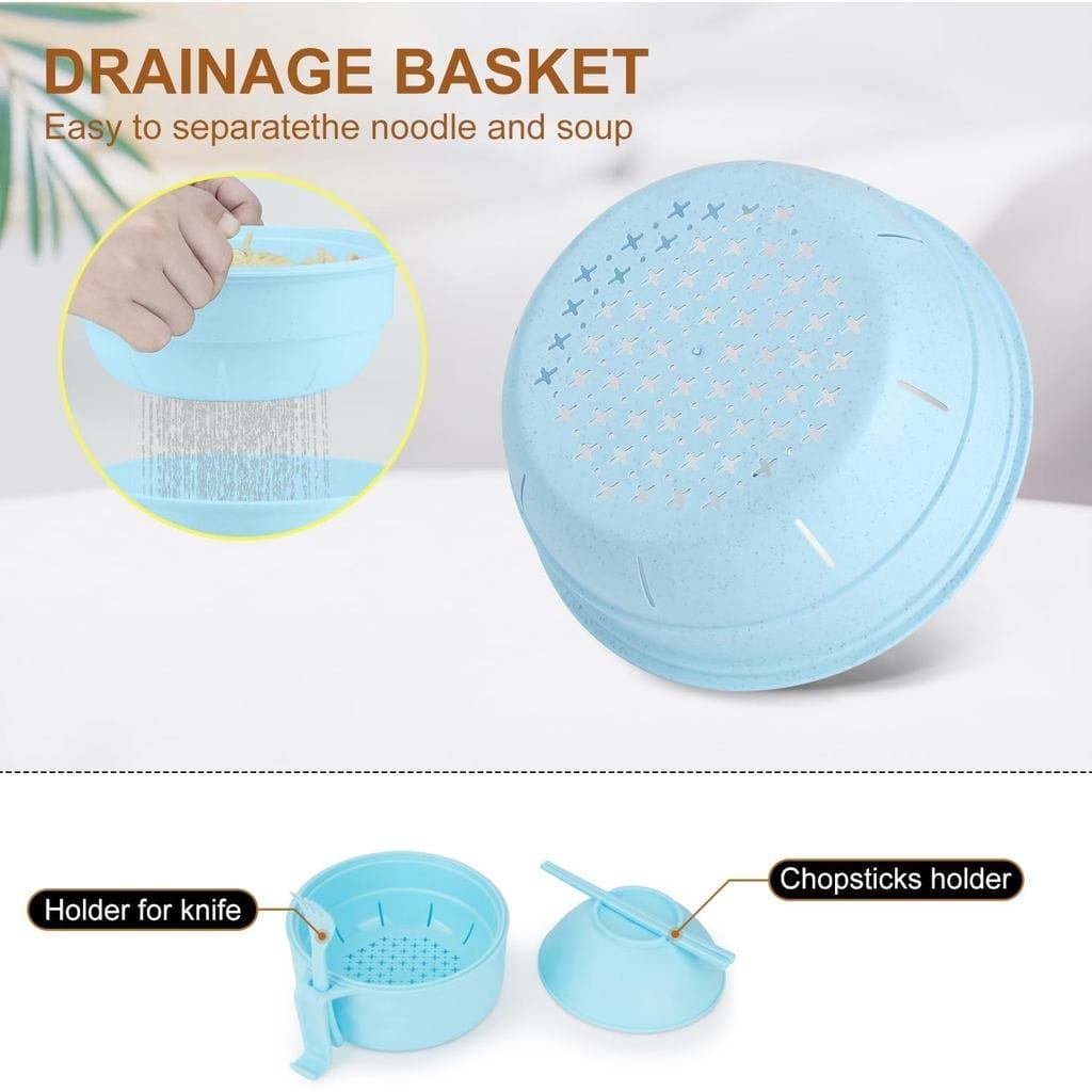 Conjunto de 2 Tigelas para Ramen, Panela para Ramen de 33 oz, Tigelas Ramen com Hashis e Colher, Panela para Massa