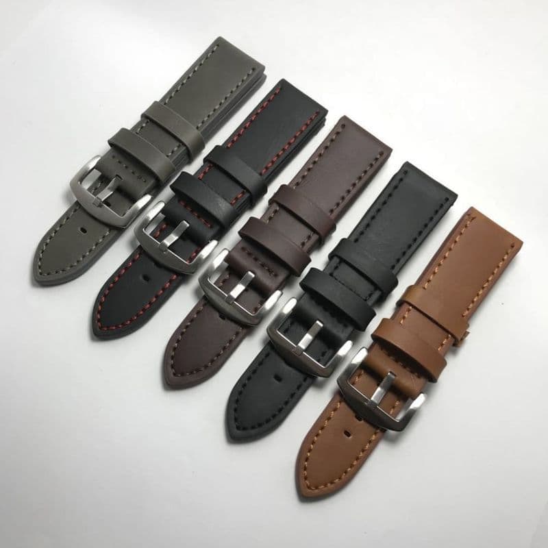 [Alça] Pulseira de couro genuíno de comércio exterior com borda de corte Universal, vendas diretas da fábrica, pulseira