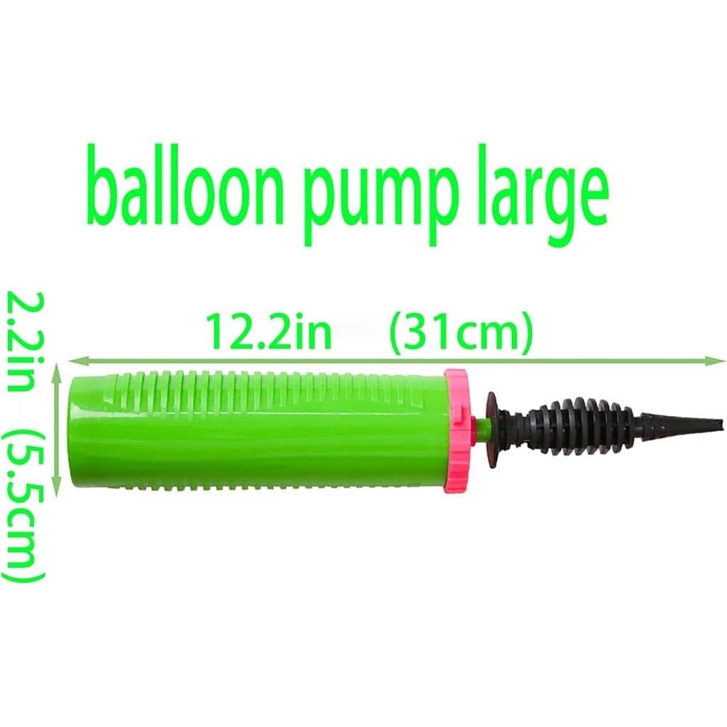 Bomba de Ar Manual de Dupla Ação para Balões - Inflador de Balões Manual - Inflador de Balões Manual (Verde, 1 unidade)