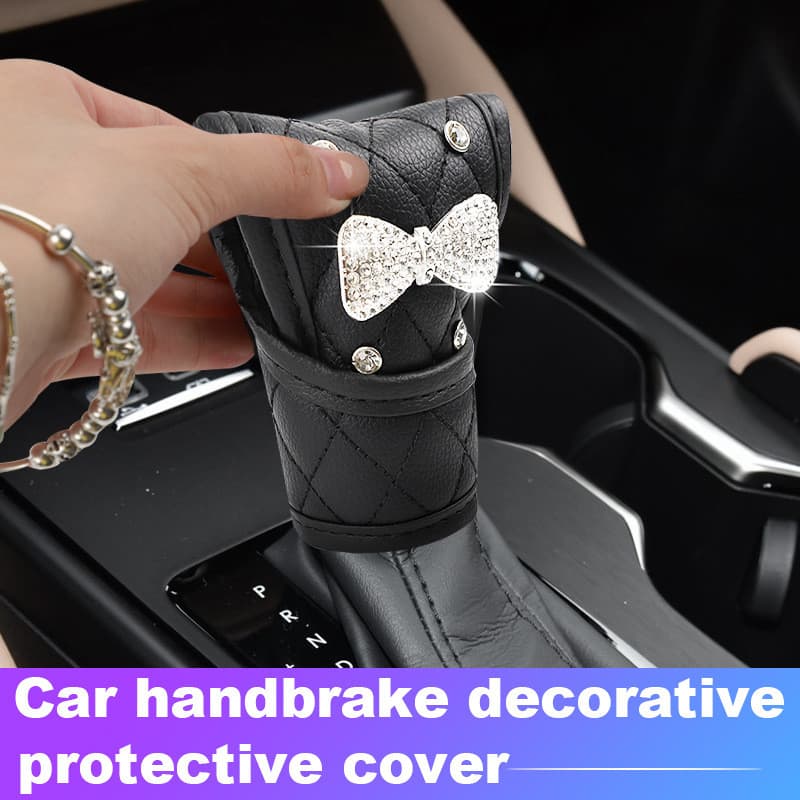 Capa de engrenagem do carro bonito arco de Metal com diamante capa de engrenagem do carro criativo Interior do carro est